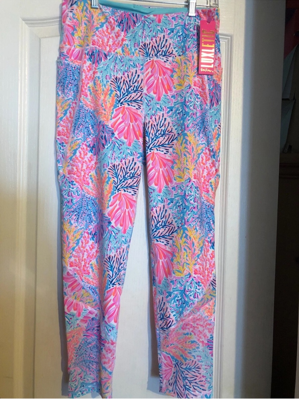 Lilly Pulitzer Luxletic Leggings Multi Splashdance size large